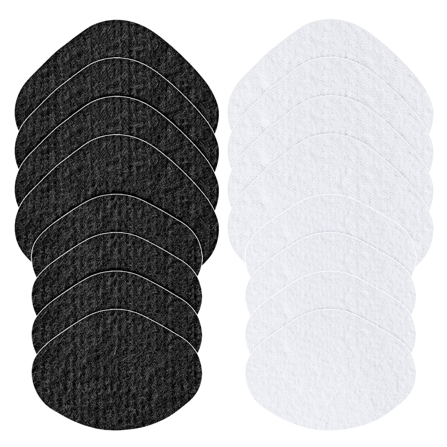 JIYIN 8 Pairs Shoe Heel Repair Patch, Shoe Heel Patches for Holes Self-Adhesive Shoes Lint Cloth, Shoe Heel Repair Inserts Shoe Repair Kit for Sneakers Mesh Shoes Leather Shoes(Color2)
