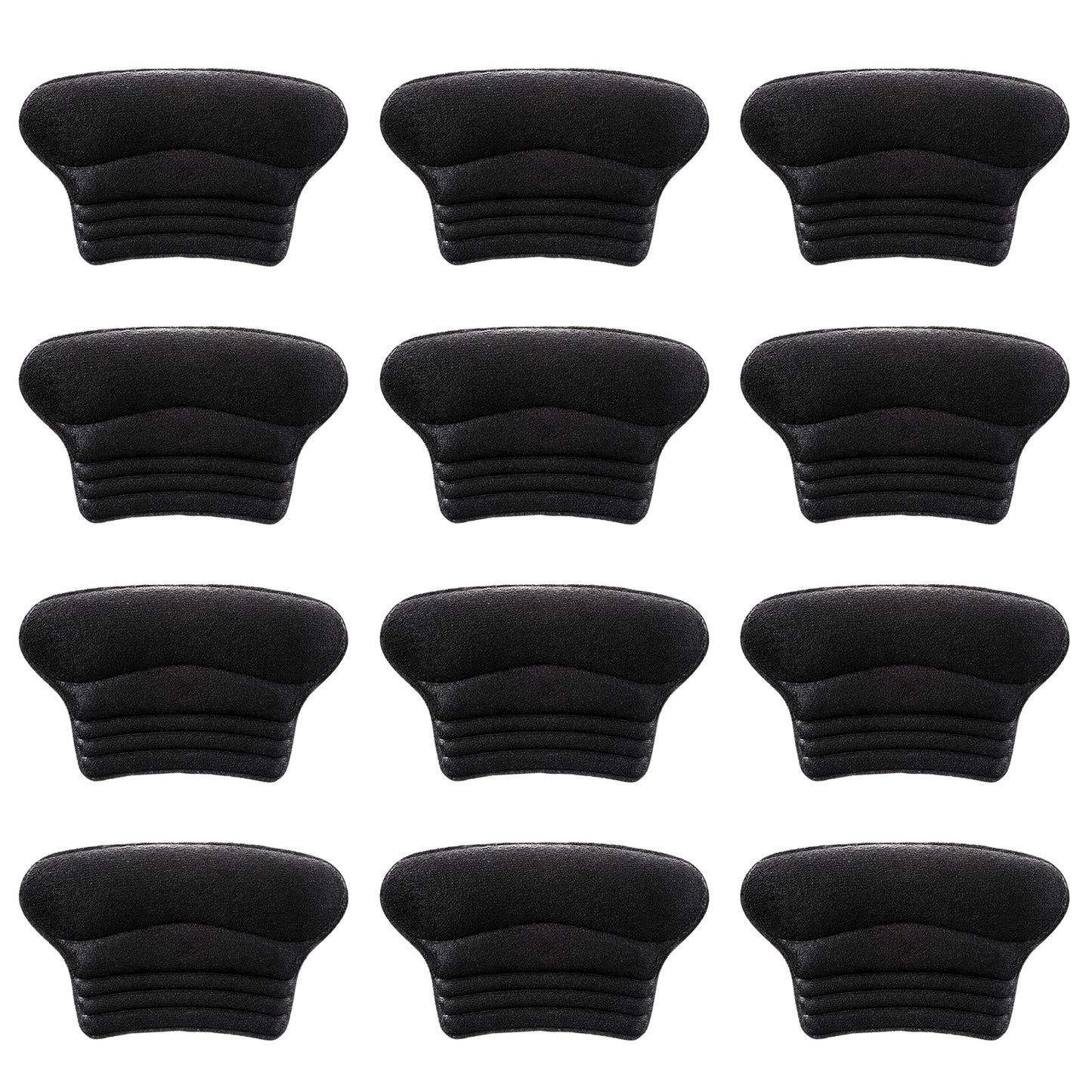 AOZUO Heel Pads for Shoes, 6pcs Self-Adhesive Heel Grips Non Slip Soft Heel Cushion Pads Shoe Filler Inserts Reusable Heel Guards Liners for Shoes Too Big Heel Slipping Rubbing Improve Shoe Fit()