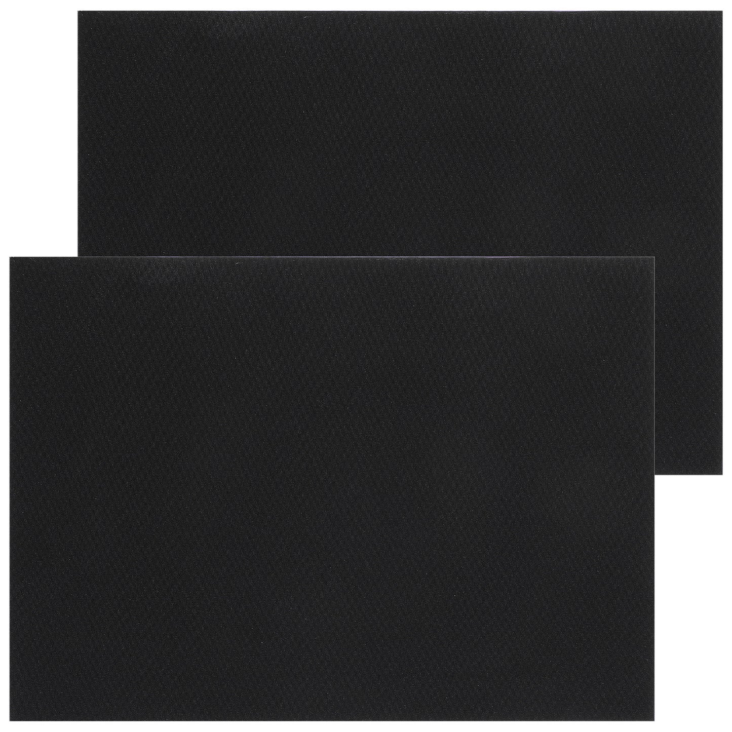 LXUEJIE 2 Pcs Down Coat Repair Patch, Nylon Repair Patches Self Adhesive Tent Repairs Patches Waterproof Repaisr Patch for Puffer Coats, Tents, Bags, Clothes 20 x 15cm (Black)