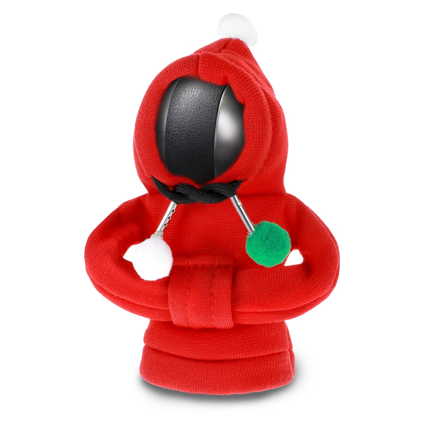 Yuanchu Car Gear Shift Hoodie, Funny Gear Shift Knob Cover Sweater Hoodie Car Gear Shift Cover Red Stick Shift Cover Automotive Interior Accessories
