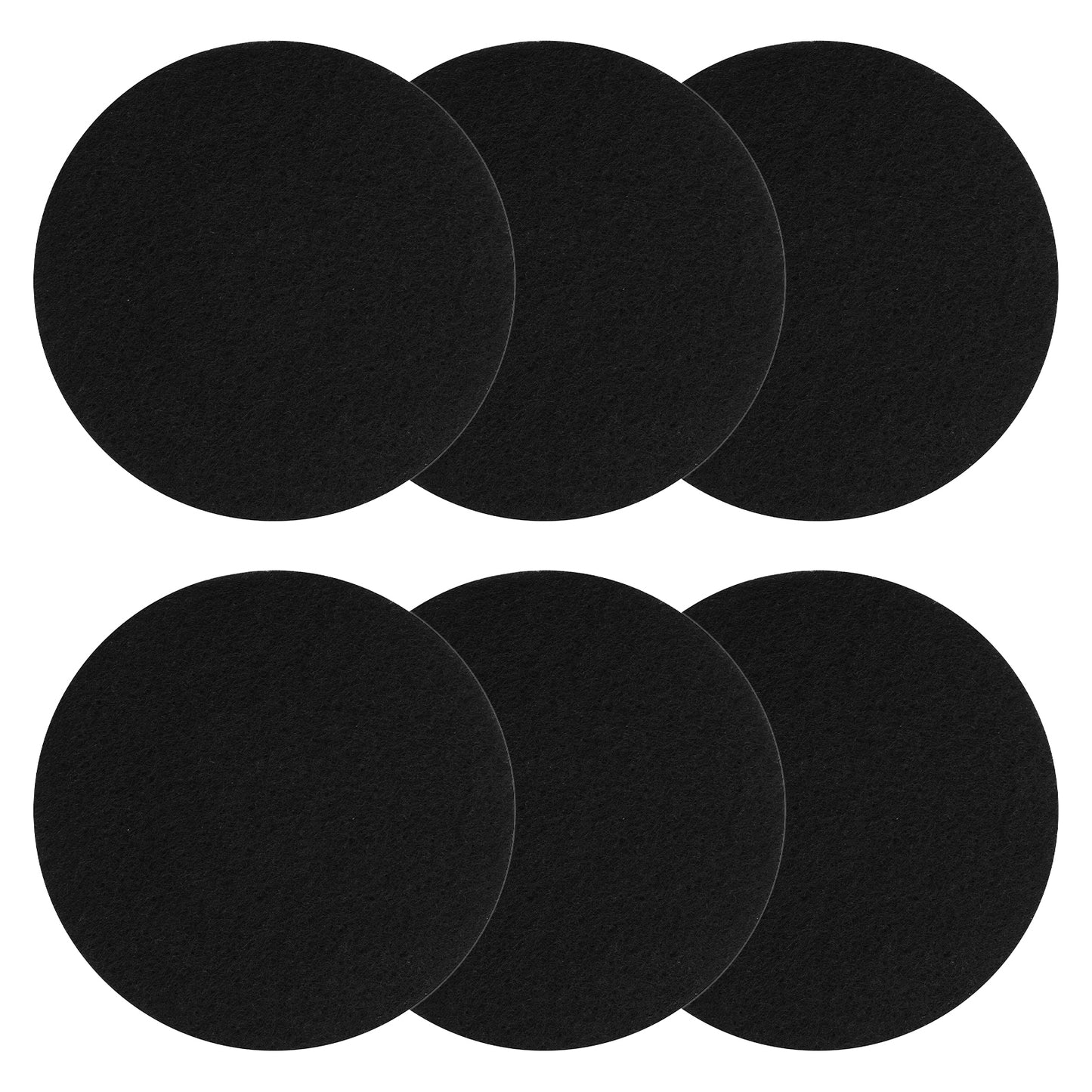 LXUEJIE 6 Pack Charcoal Filters for Compost Bucket, 7.25 inch Round Activated Carbon Replacement Filters for Kitchen Compost Bins Kitchen Composts Bin Charcoal Filter Replacements