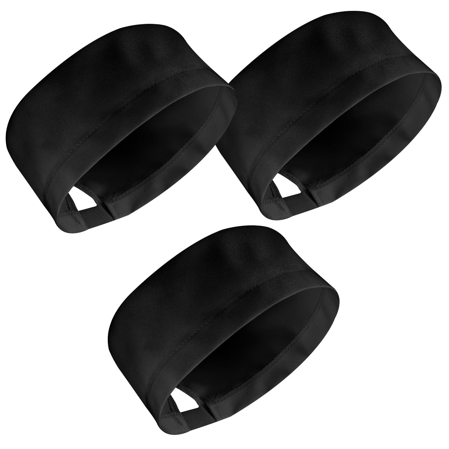 WJIAAA 3Pcs Unisex Chef Hat, Adjustable Breathable Mesh Top Cooking Cap for men for Kitchen Baking Restaurant(Black)