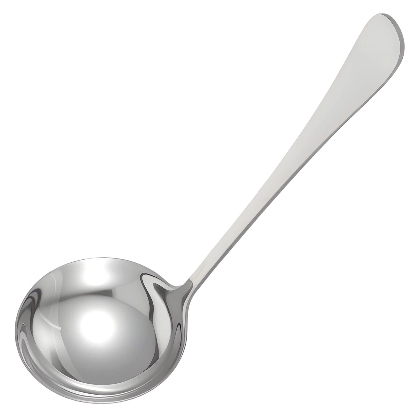 Jeffdad Gravy Ladle, Stainless Steel Sauce Soup Ladles 7.1 Gravy Ladles Silver Polished Kitchen Utensil for Spooning GravySauce Soup