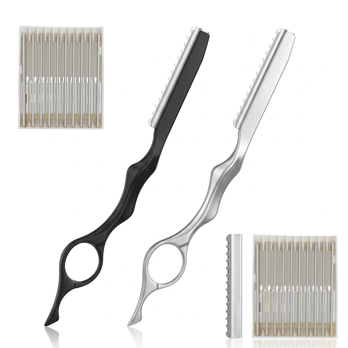 simarro 2 Pcs Hair Razors for Cutting Hair with 20 Replacement Blades