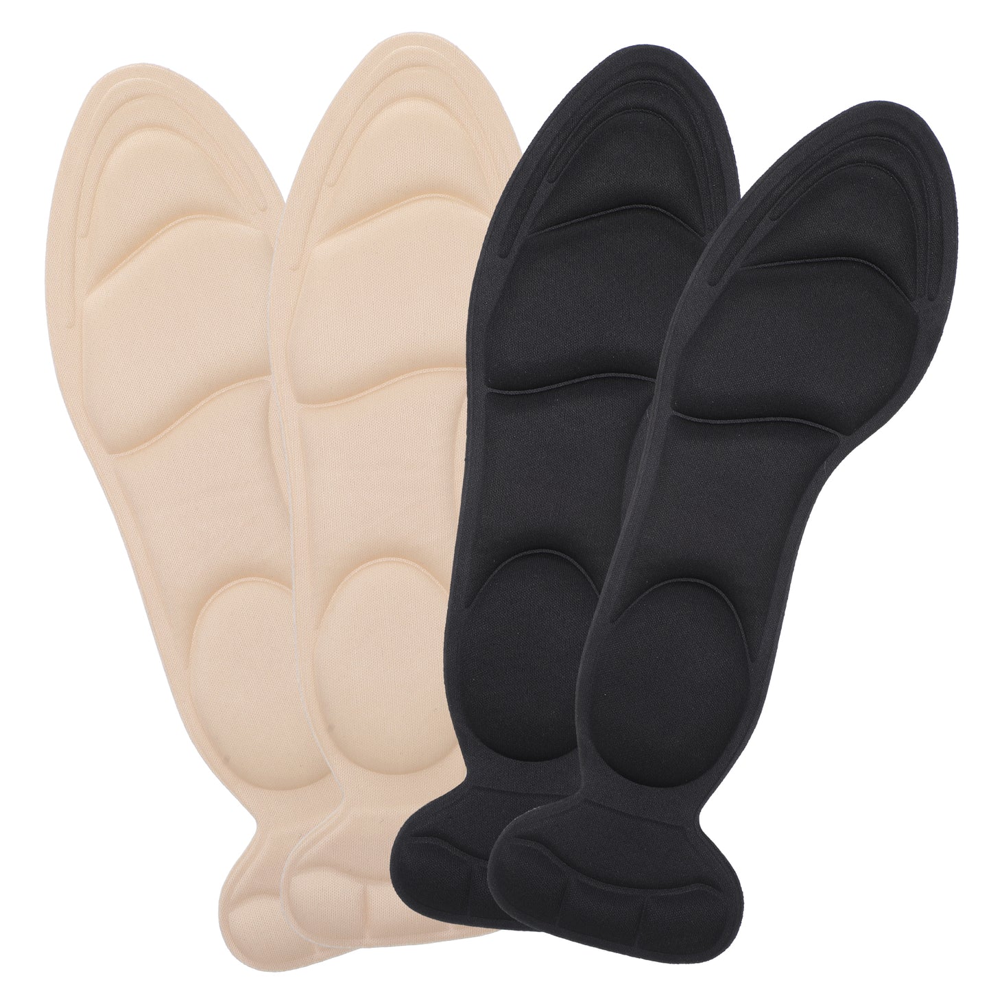 Giantree 2 Pairs of High Heel Insoles, Insole with Heel Grip, Sponge Insoles with Highs Heels Pads, Cuttable High Heels Insole for Loose Shoes, Protectors Arch Pain Relief Foot Pain