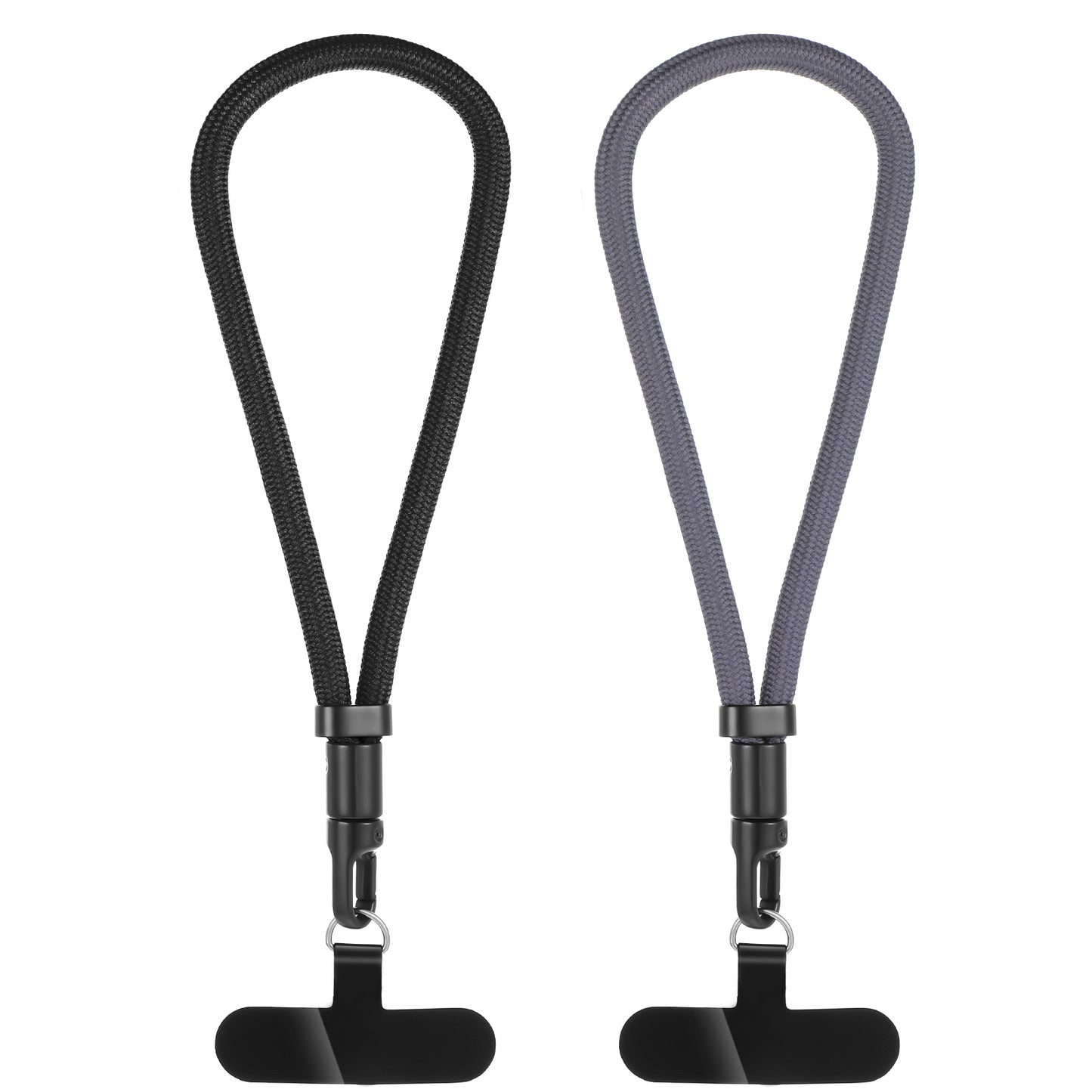 Yuanchu 2 Pcs Cell Phone Lanyard with 2 Patches, Universal Phone Hand Wrist Strap Wristlet Strap Compatible with Most Phone Cases