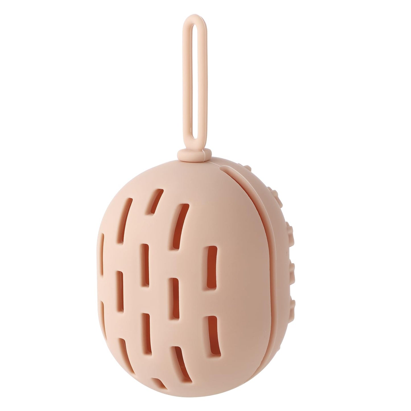 Cobee Breathable Makeup Sponge Holder, Silicone Beauty Blender Holder Washable Travel Make Up Sponge Organizer Shatterproof Blender Case Cleaning Tool for Brushes Powder Puffs(Khaki)