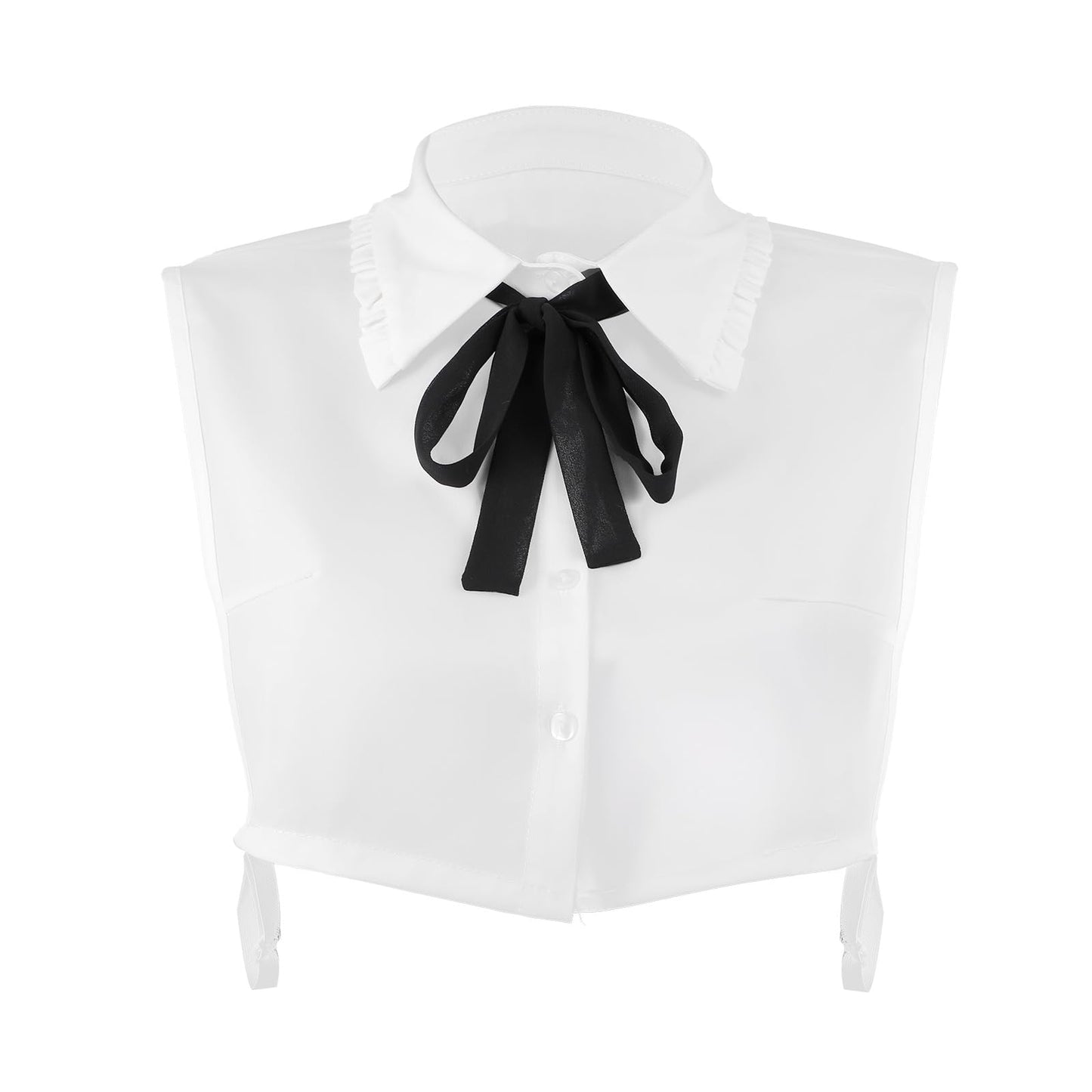 MBAIYO 1Pcs Fake Collar, Detachable Blouse Dickey Collar Half Shirts Faux False Collars for Women and Girls