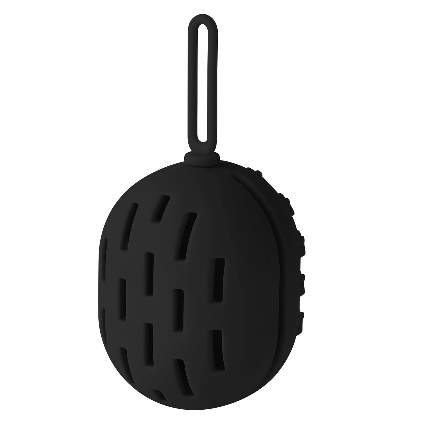 Cobee Breathable Makeup Sponge Holder, Silicone Beauty Blender Holder Washable Travel Make Up Sponge Organizer Shatterproof Blender Case Cleaning Tool for Brushes Powder Puffs(Black)