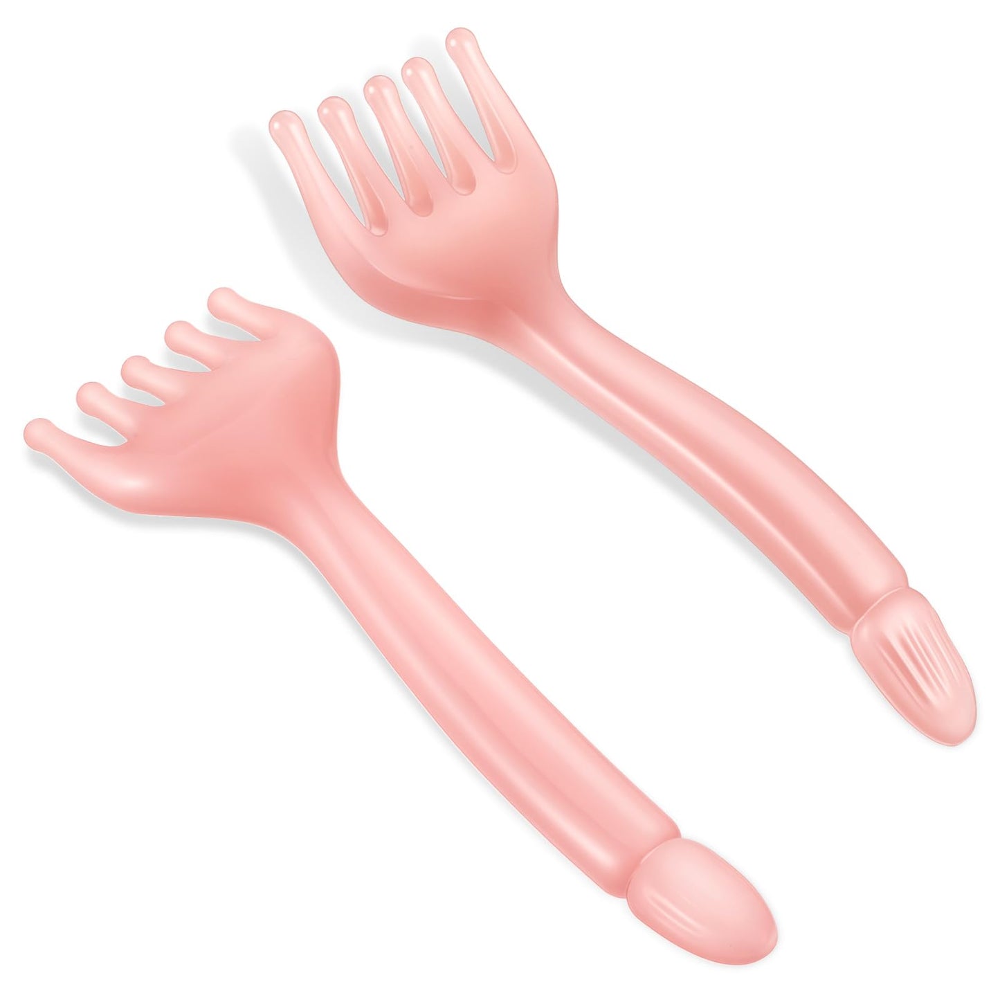 WJIAAA Scalp Massage Brush, Set of 2, Resin Gua Sha Comb with 5 Claws, 6.5 Inches (16.5 cm) for Face, Head & Neck Massage, Lymphatic Drainage