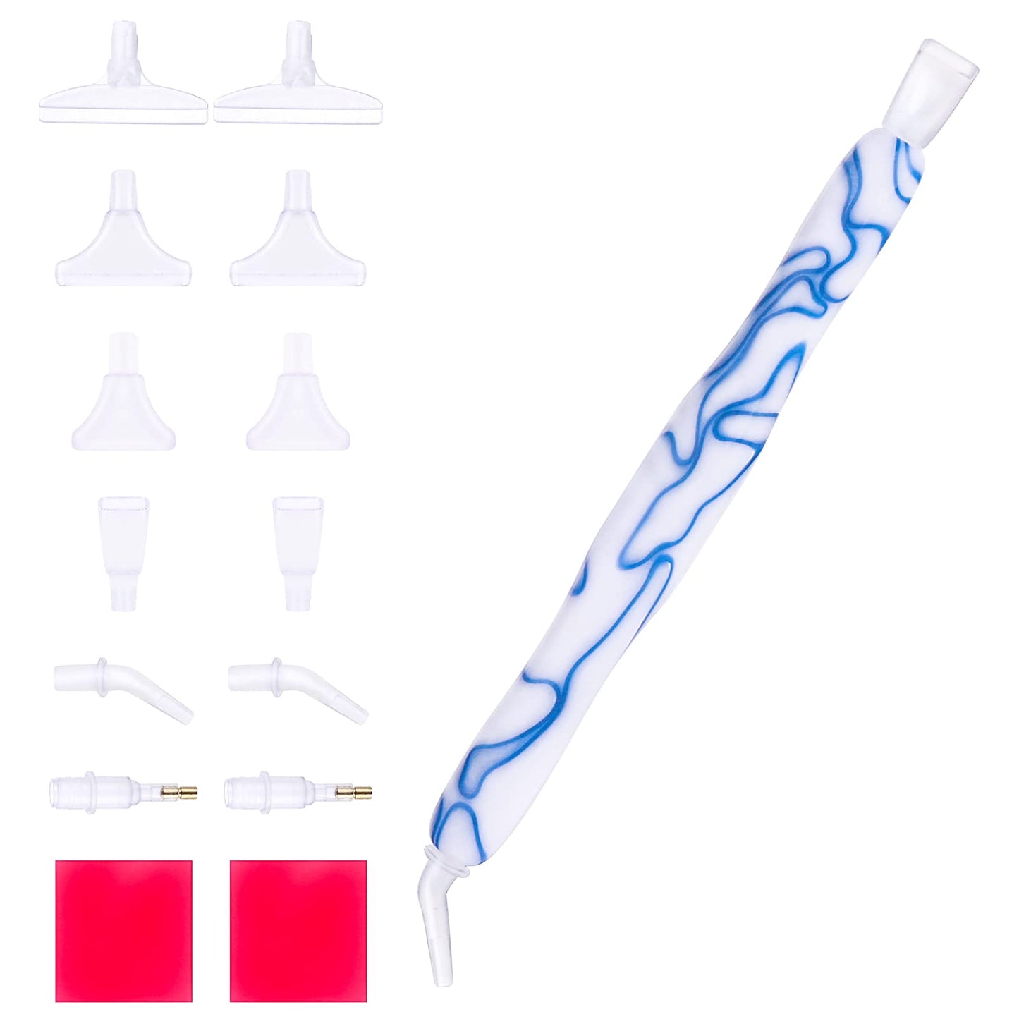 Giantree 23Pcs Pens Kit, 5D DIY Diamond Art Pen Tools Drawing Point Drill Pen Diamond Art Tools Accessories Pen for Diamond Crafts(Blue and White Porcelain)