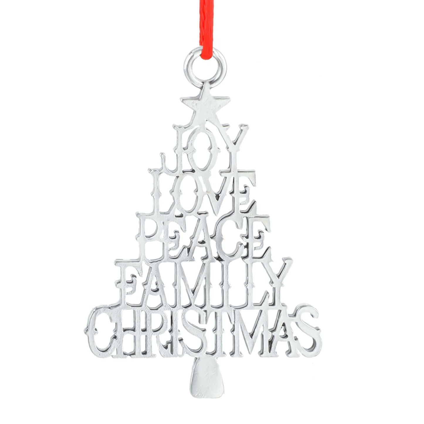 Jeffdad Solid Tin Christmas Tree Ornament, Metal Hanging Christmas Tree Ornament Santa Snowman Christmas Holiday Ornament Christmas Hanging Charm Home Reunion Party Decoration (Christmas tree)