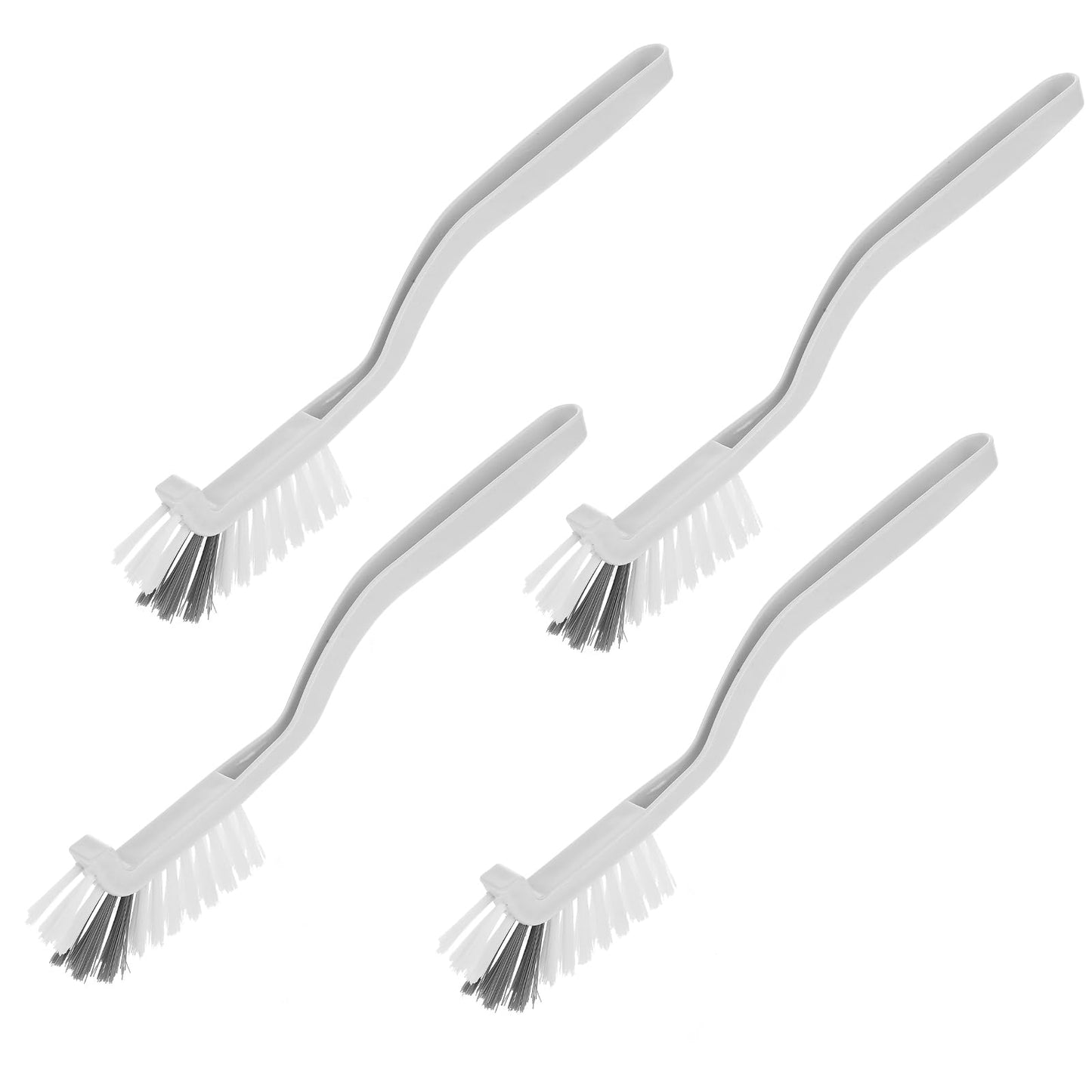 Molain Kitchen Scrub Brush, Angle Cleaning Brush, Right Angle Scrub Brush for Sink Household Dish Pot Pan Edge Corners Tile Lines Window Track with Stiff Bristles for Small Space Crevice Cleaning