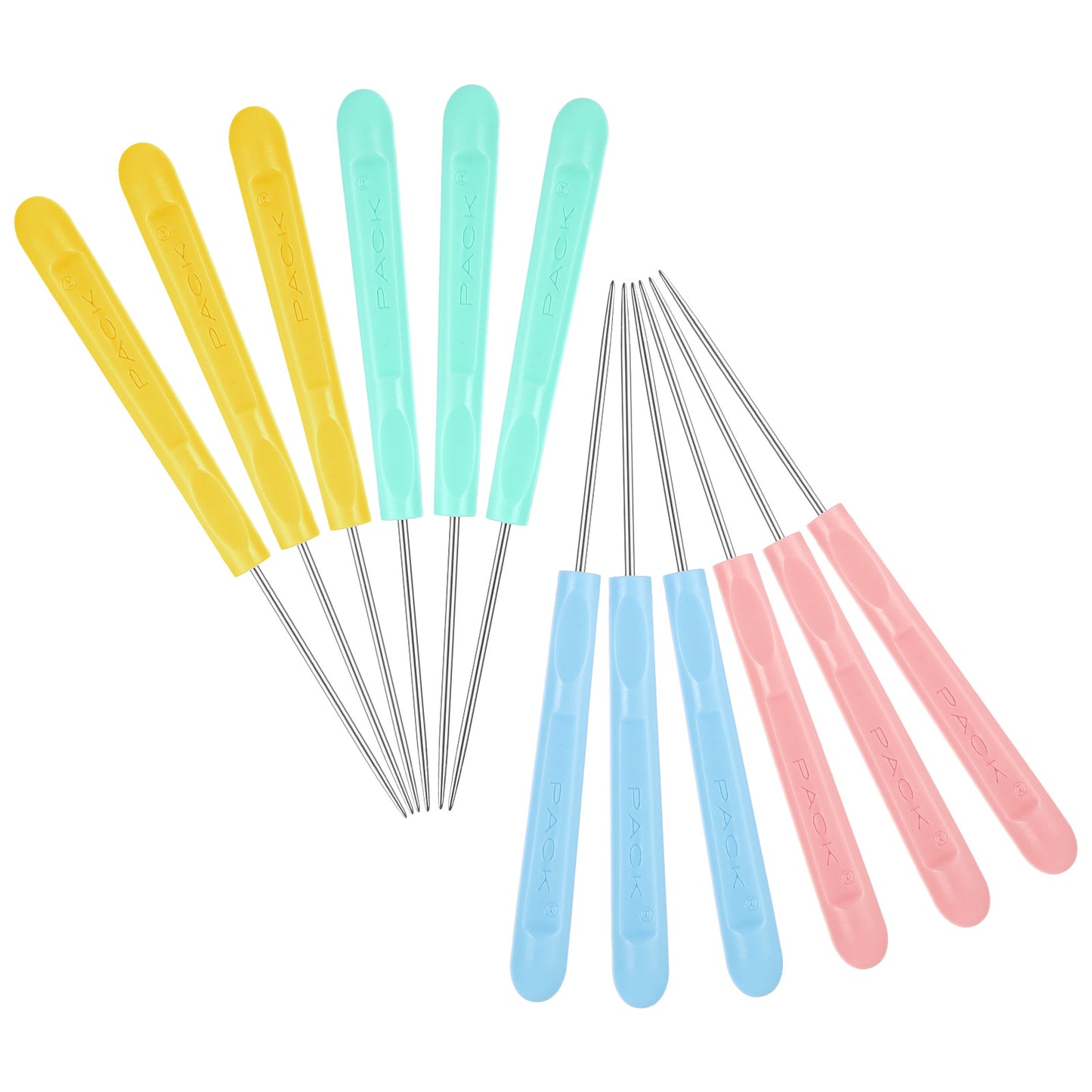 Yuanchu 12 Pcs Cookie Decorating Kit, 5.3 Inch Icing Set Scriber Needle Sculpting Modeling Needle Cake Making Equipment Icing Pens For Biscuit Decorating Baking Whisk Diy Craft Leather Awl Sewing Tool
