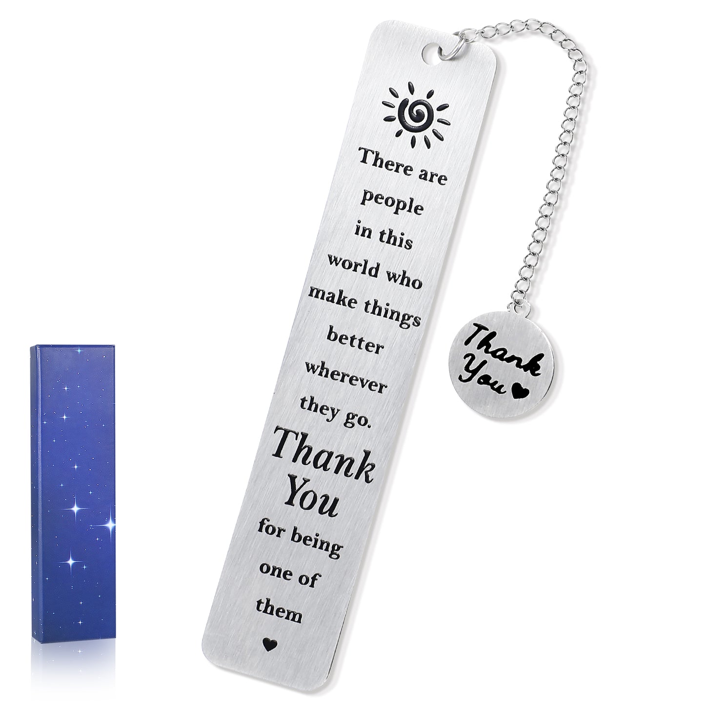 Yuanchu Bookmark, Referendariat Gifts Colleagues Retirement Gift Teacher Gift Box Inspirational Bookmark Thank You Friend Farewell Gift Family Couple Birthday Teacher's Day Mother's Day
