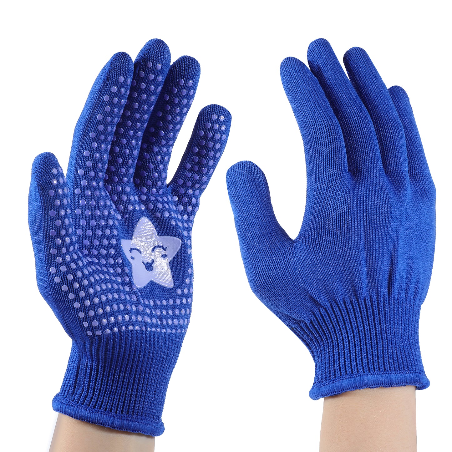Yuanchu Breathable Kid Work Gloves For Gardening, Kid Gardening Gloves Ages 3-7 Kids Garden Gloves With Grip Anti-Slip Children Gloves For Digging Weeding Landscaping(Medium)