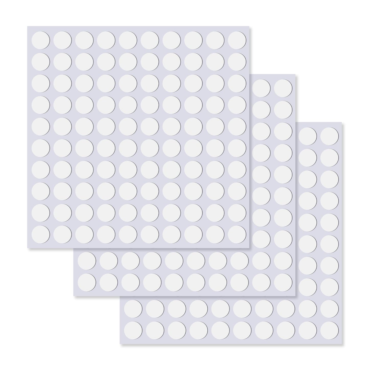 Giantree 300Pcs Foam Felt Pads Small, Self Sticky Tack Adhesive Dots, No Trace Double Sided Museum Putty poster putty, Clear Removable Self Stick Pads for Furniture Festival Decoration