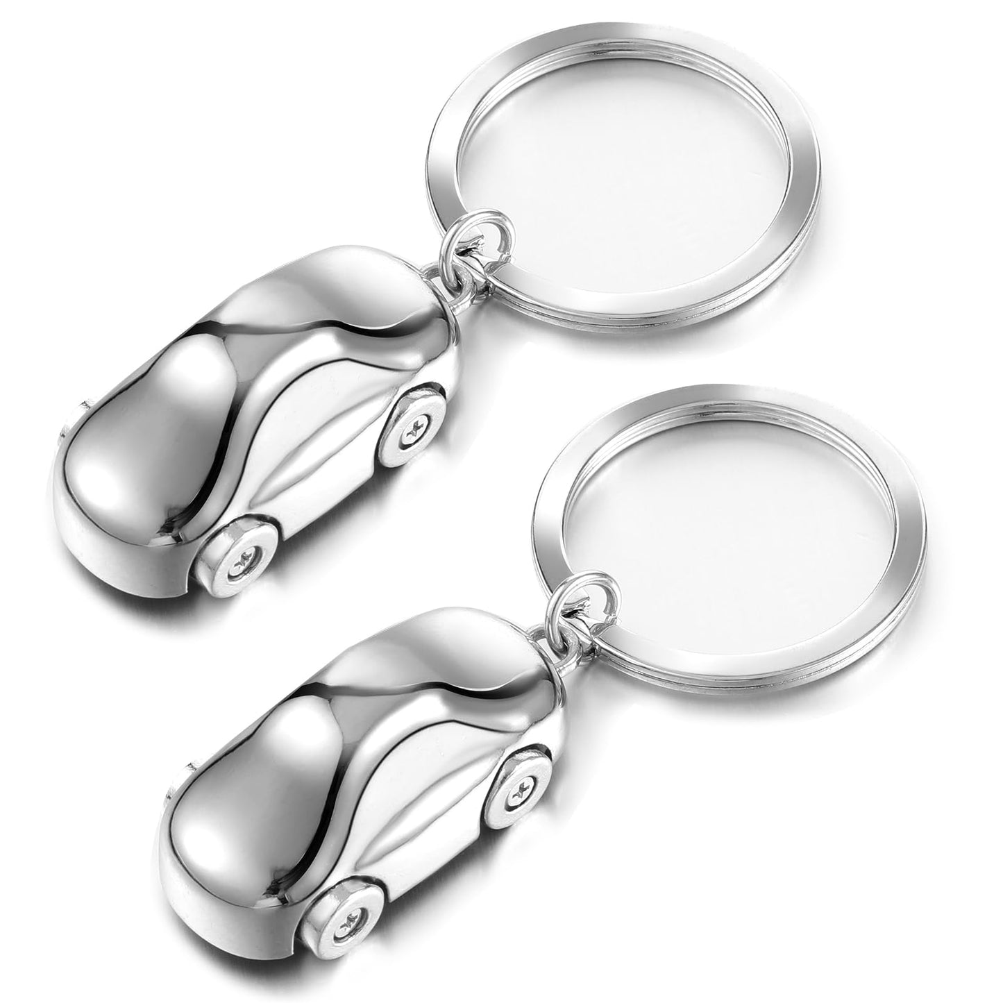 AOZUO 2Pcs Racing Car Model f1 Keychain, Formula 1 Racing Key Chain Metal Model Car Key Fob Heavy Duty Keyring Car Accessory, Style2