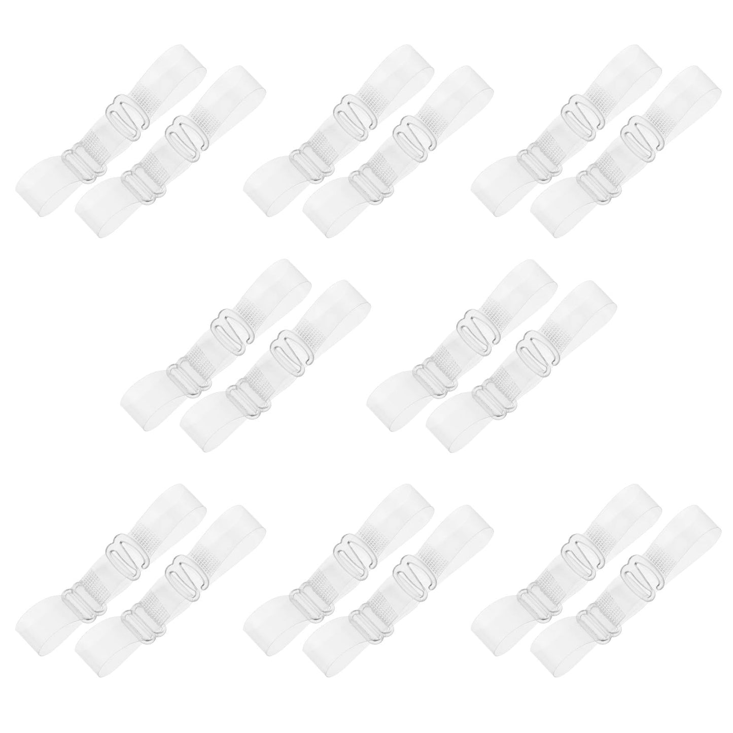 TIESOME 8 Pairs Matte High Heel Shoelaces for Women, Adjustable Elastic Women Shoe laces Straps for Women's Shoes Non-slip Shoe Straps Clear Invisible Ankle Straps for High Heels Mules, Slipper
