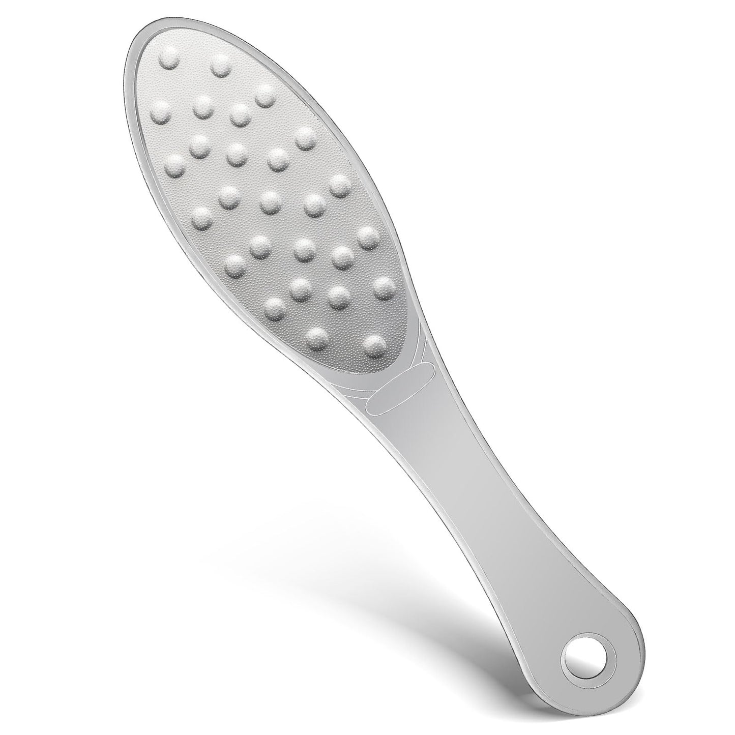 JIEYAO Stainless Steel Foot File, Metal Foot Scraper, Professional Foot File Callus Remover Double-Sided Foot Rasp Scrubber Pedicure Foot Care Tools for Wet & Dry Skin Heel Grater for Feet¡