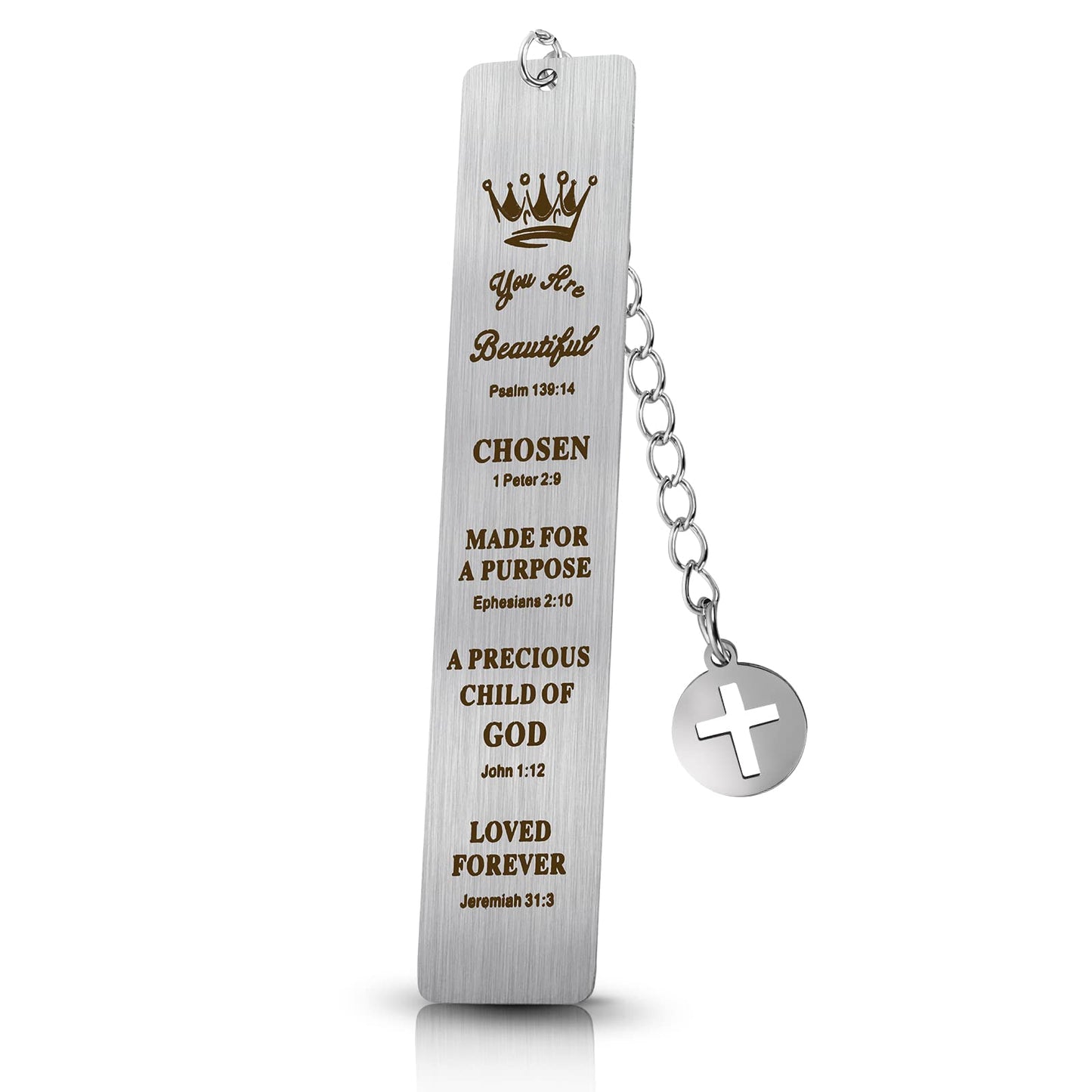 TIESOME Christian Bookmark Inspirational for Gifts Women Men, Bible Verse Bookmarks for Daughter Teacher Book Lovers Mum Birthday Christmas Gifts Graduation Gifts Church Gifts