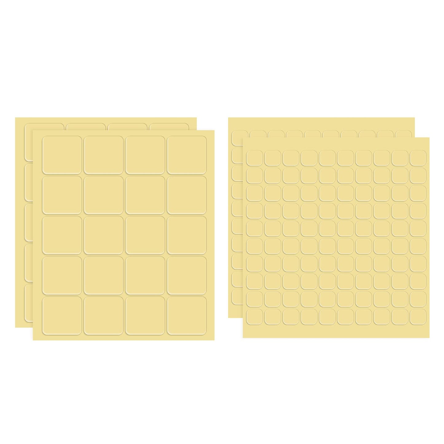 Molain Double Sided Tape Stickers, Clear Adhesive Tape Stickers Sticky Tack Tape No Traces Sticker for Wall, Tile, Decorations, Toys, Picture, Carpet 240 Pieces