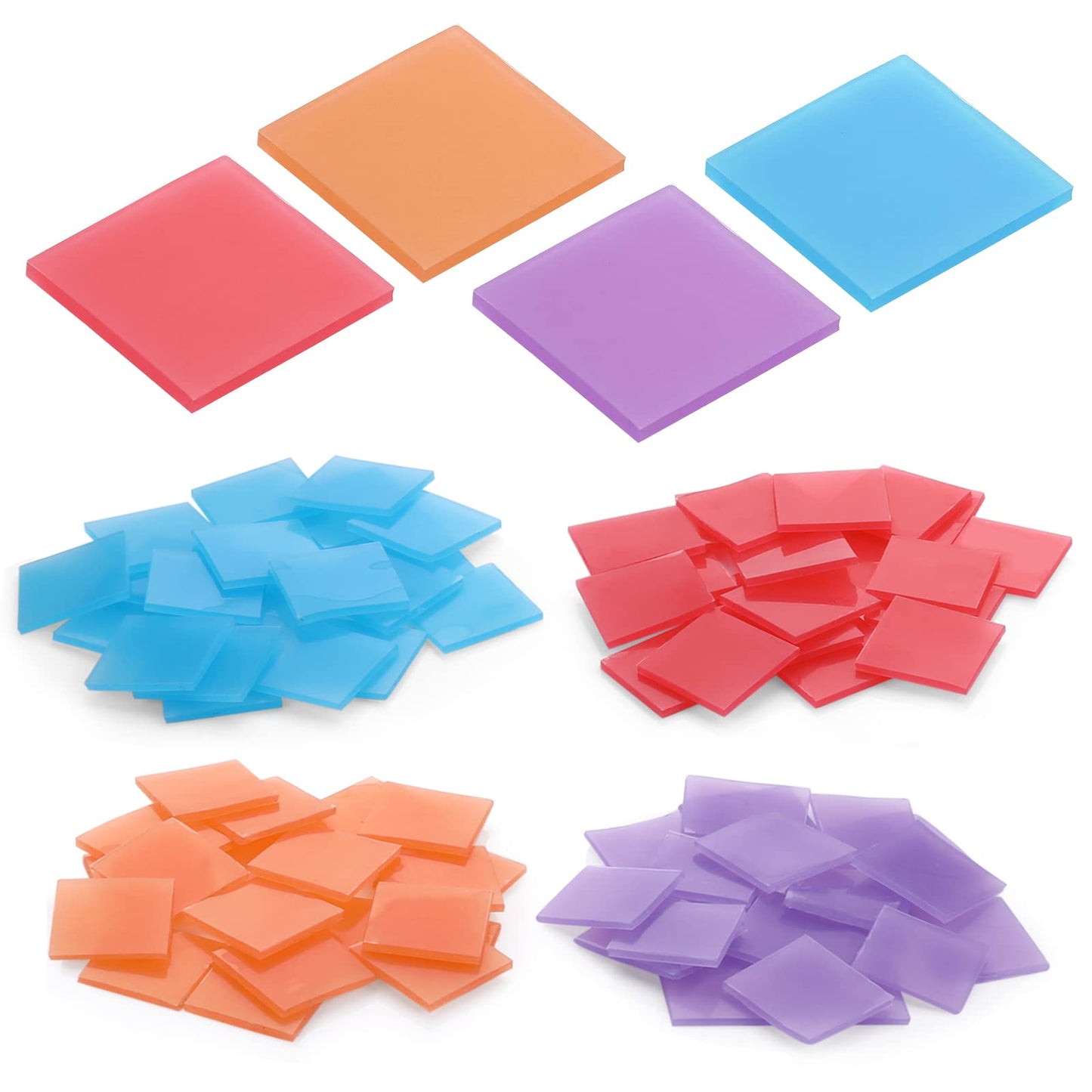 cobee Diamond Pen Glue Clay, 80pcs DIY Painting Glue Clay Colorful Painting Clay Wax Embroidery Cross-Stitch Painting Set Tool DIY Diamond Wax Tool for Embroidery Accessories(2 x 2cm)