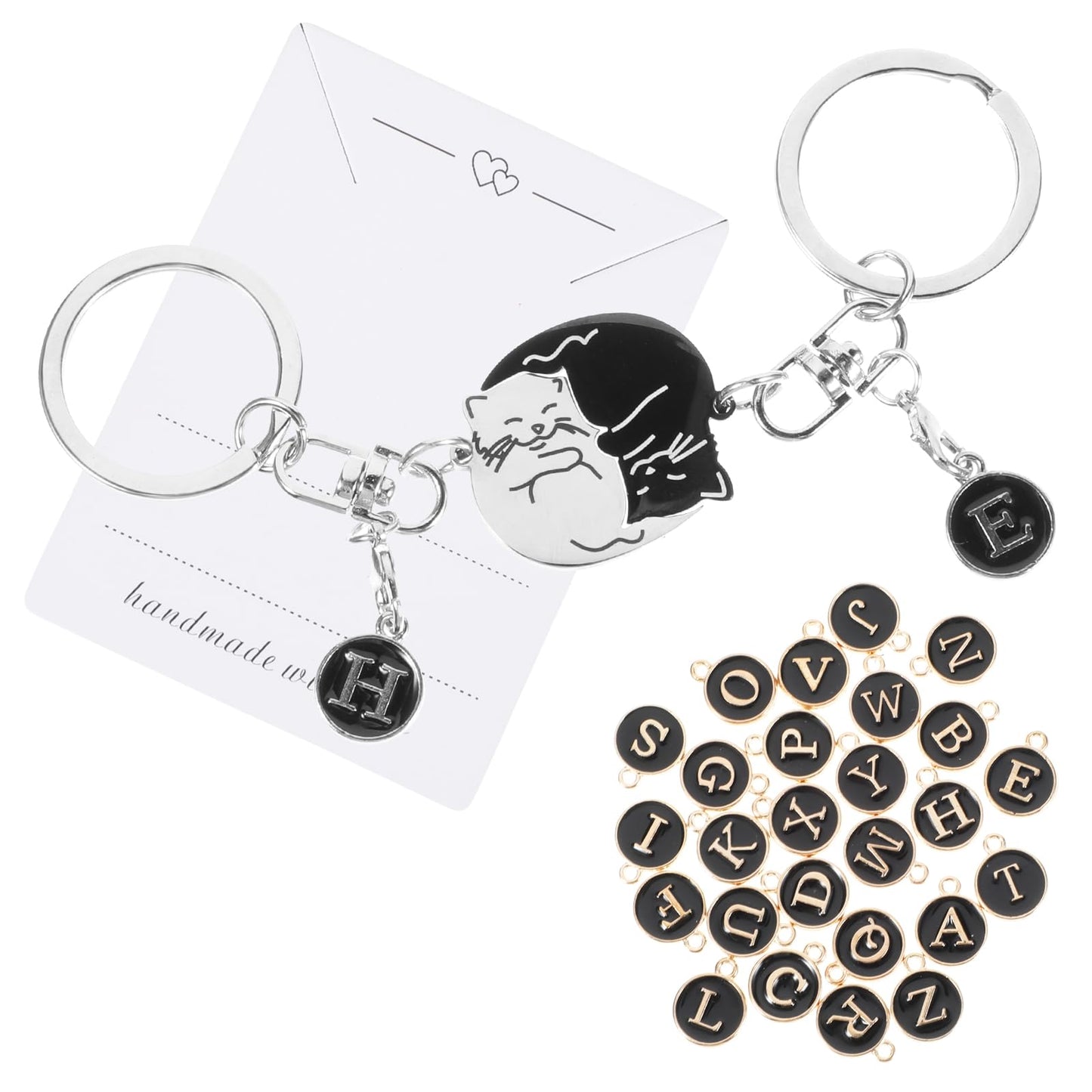 Yuanchu Cute Couple Gifts, Matching Keychains for Couples Unique Gifts for Mom Dad Couple Boyfriend Girlfriend Lovers Wife Husband Best Friend Fiancée Valentine's Day Anniversary Birthday Wedding