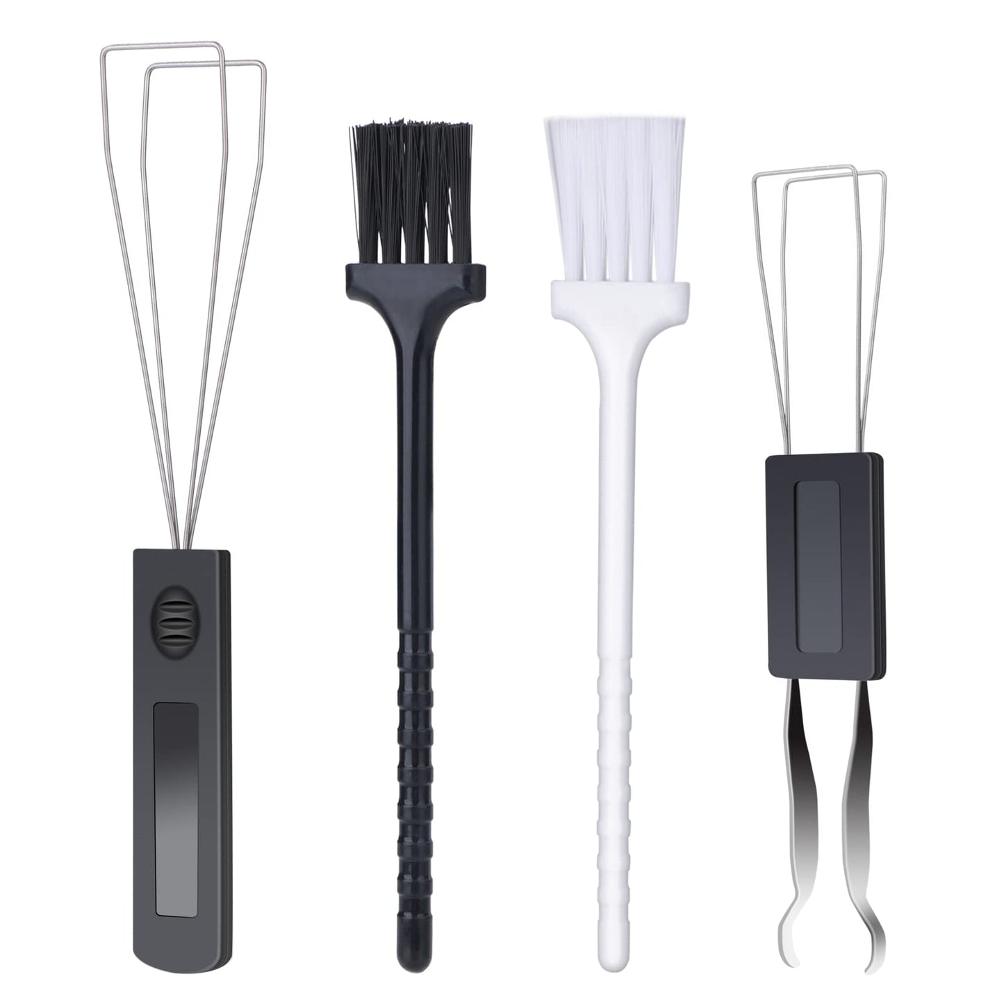 cobee Keycap Puller Set, 2 Pieces Keycap Remover with 2 Keyboard Brush Keycap Switch Puller Key Caps Removal Tool with Brushs for Mechanical Keyboard