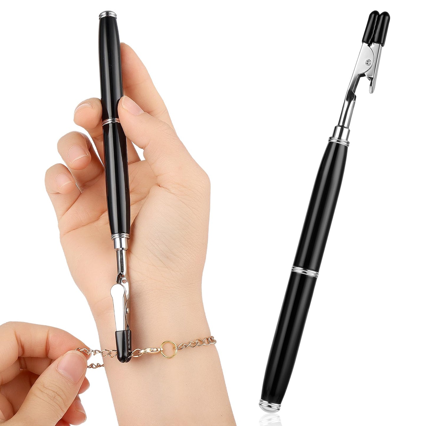 GEEHUA, Stainless Steel Bracelet Helper, 1 Piece, Black