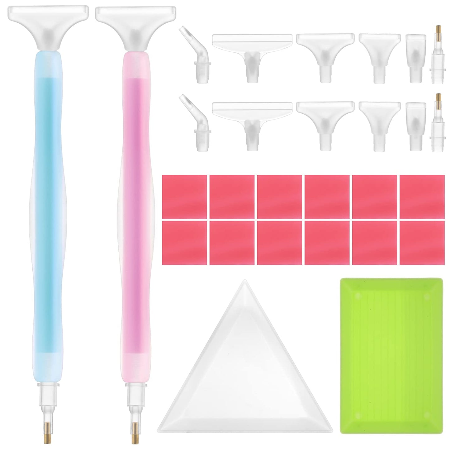 TIESOME 28Pcs Diamond Art Painting Pen Set, Diamond Art Pens Diamond Art Painting Accessories for DIY Crafts Hand Painting Cross Stitch Diamond Art Painting