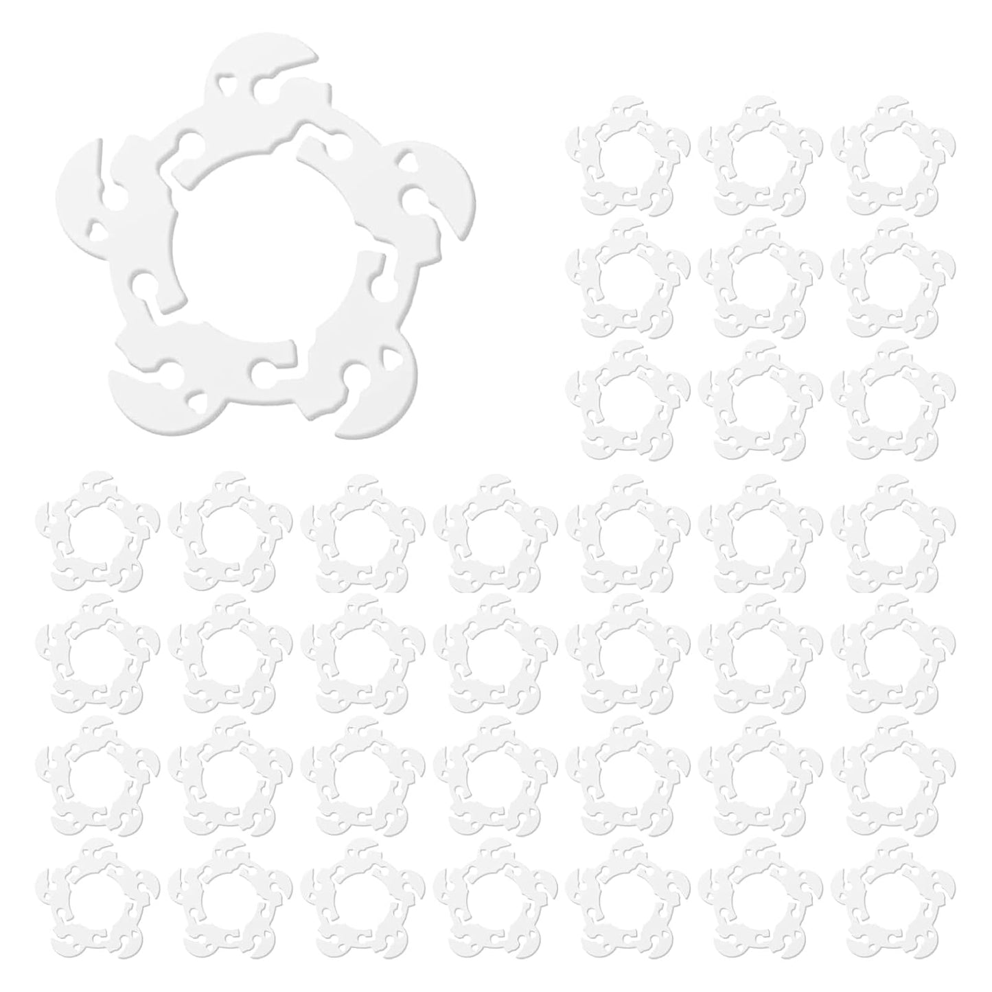 Molain 50 PCS Balloon Clips, Balloon Connectors Clip Holders for Decorating Balloon Arch, Balloon Column Stand and Balloon Flowers Birthday Wedding Baby Shower Party Decorations(8.3x8cm)
