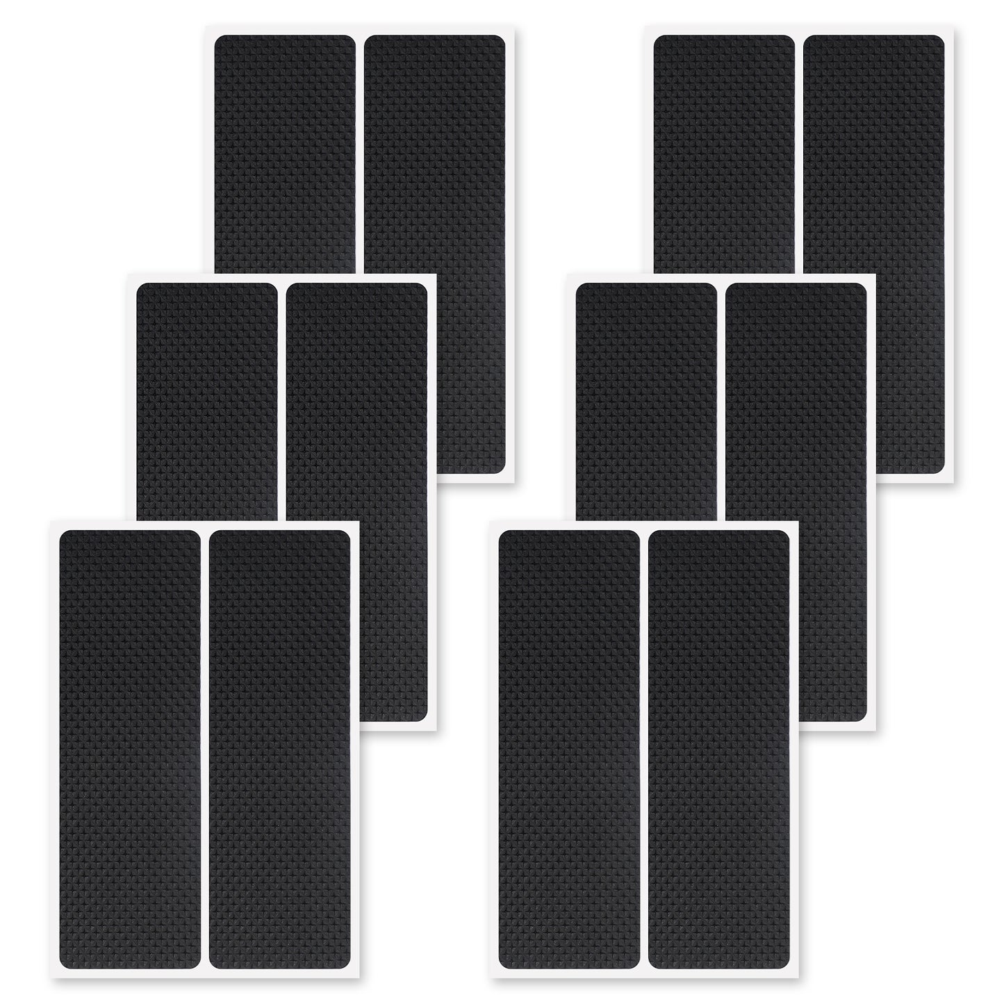 Bewudy 12 Pcs Premium Furniture Pads, Thick Non-Slip Pad Foot Cover Self-Furniture Gripper - Stops Slide - Adhesive Pads – Protectors for Hardwood Floors, Recliners, Sofa, Chairs (5.7×1.85 Inches)