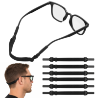 Cobee 6 Pcs Sports Glasses Strap, Adjustable Non Slip Eyeglasses Straps