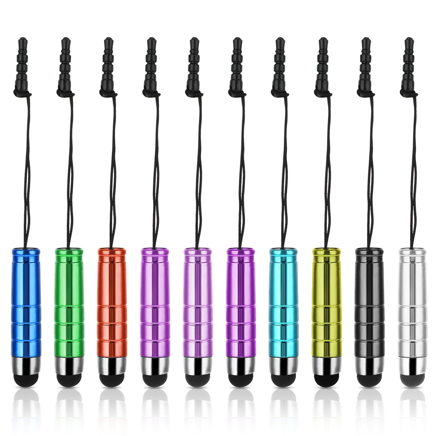 Amabro Stylus Pens for Touch Screens, 10PCS Short Stylus Pen Sets Mini Stylus Touch Pen for Tablets, Smartphones, Mobile Phone All Universal Touchscreen Devices