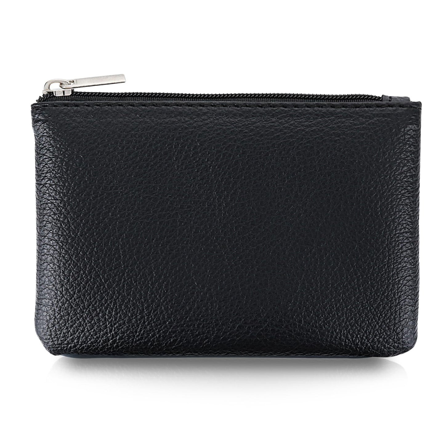 Giantree Small Wallet for Women, Cute PU Lychee Pattern Coin Pocket Portable Change Wallet Mini Coin Purse for Girl Women Ladies ID Key Headset Lipstick(Black)