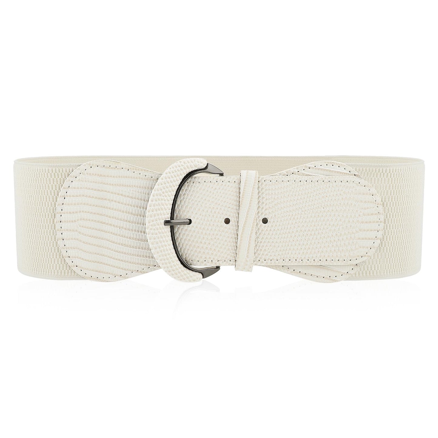 Amaxiu Women Wide Elastic Belt, Adjustable Stretch Waist Belt Vintage Chunky Waistband Fashion Stretchy Cinch Belt for Dress