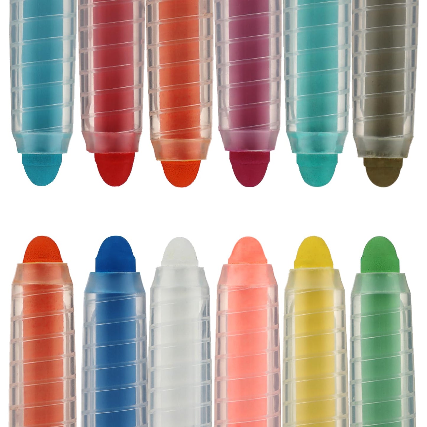TIESOME Dustless Chalk for Kids, 12Pcs Non-toxic Erasable Washable Toddler Chalk Art Tool for Blackboard Kids Children Drawing Writing