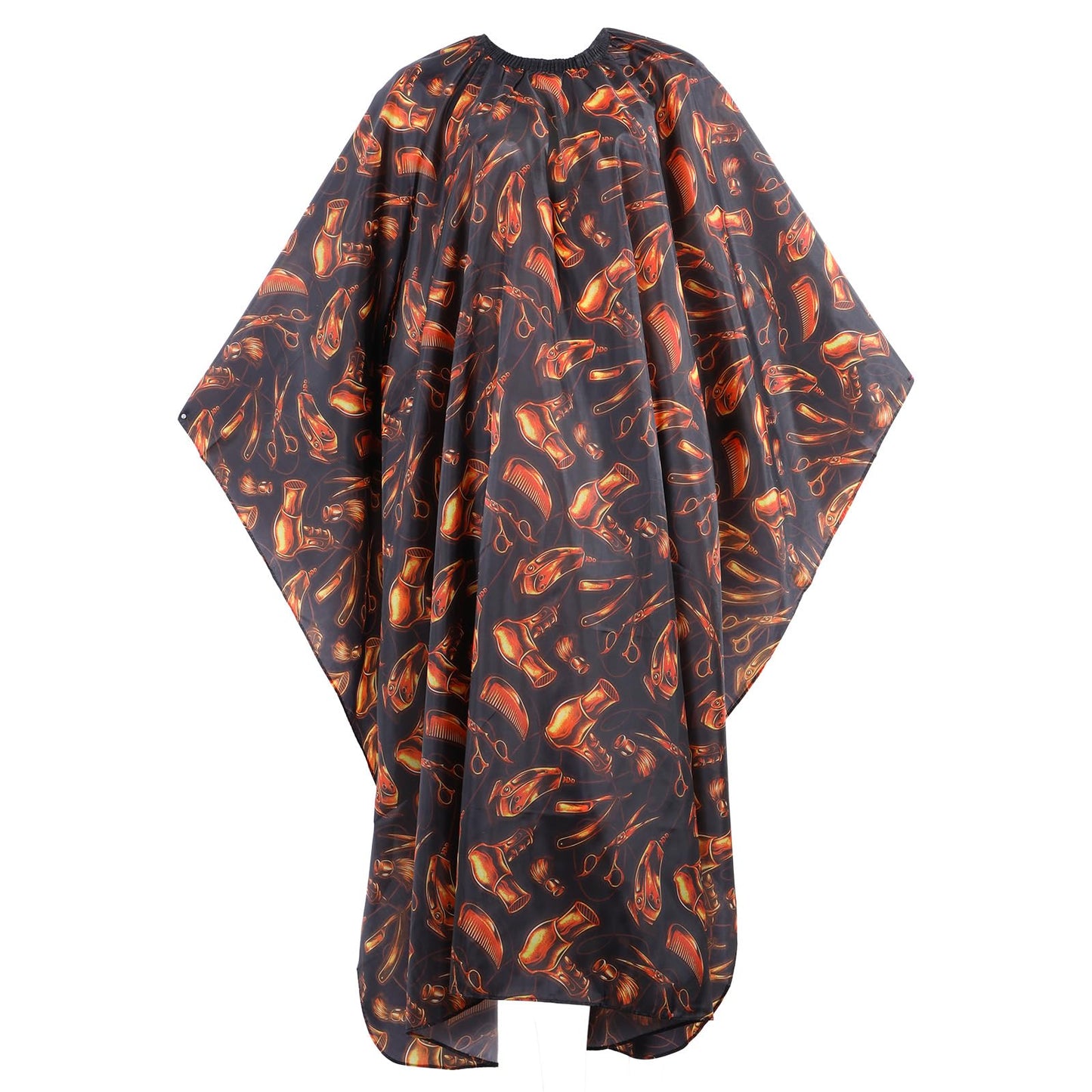 Yuanchu Hairdressing Cape 160 x 146 cm Waterproof Adjustable Hairdressing Cape for Hairdresser Hairdressing Hairdressing Black One Size, Black, One size