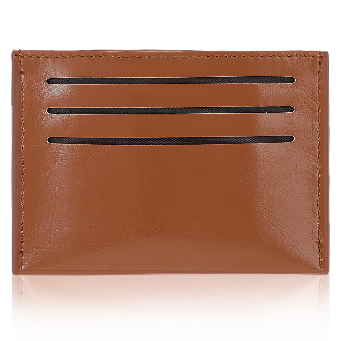 TIESOME Leather Slim Minimalist Credit Card Holder Wallet for Men, Front Pocket Wallets Credit Card Case Card ID Card Protector Business Card Holder 6 Card Slots + 1 Change Slot