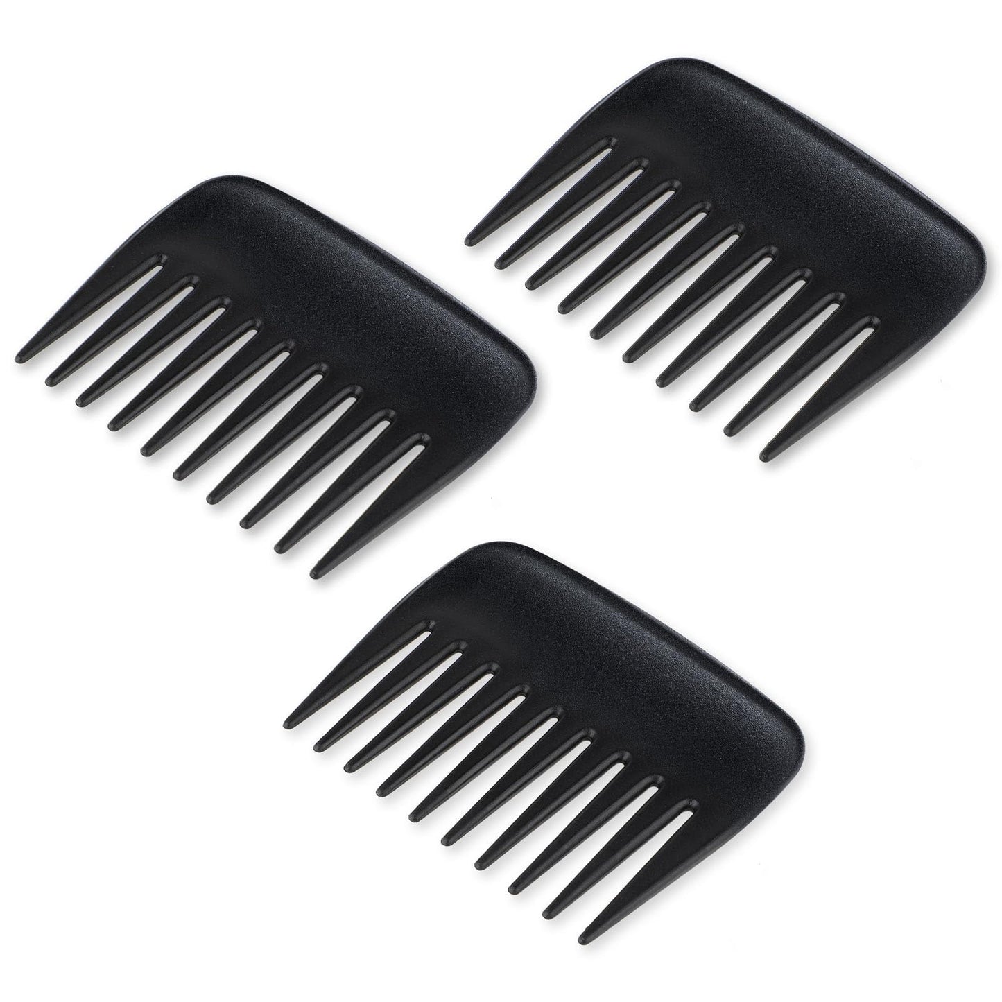 GEEHUA Wide Tooth Comb, Portable Pocket Travel Combs, Anti-Static No Handle Curl Hair Combs for Men Women Wet and Dry Curly Long Detangling Hair Styling Hairdressing Salon