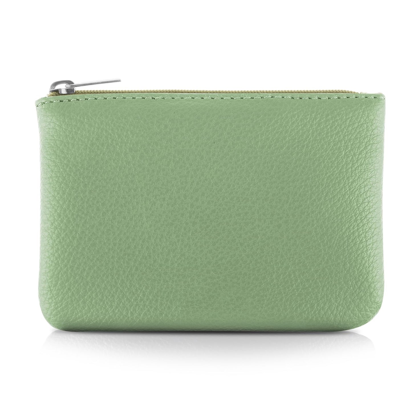 Giantree Small Wallet for Women, Cute PU Lychee Pattern Coin Pocket Portable Change Wallet Mini Coin Purse for Girl Women Ladies ID Key Headset Lipstick(Light Green)