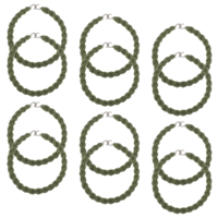 Giantree 12Pcs Military Boot Bands, Military Elastic Boot Straps, Boot Blousers Military with Metal Hooks Boot, Blousing Straps Military for Pants Men and Women Outdoor Hiking Military(Green)