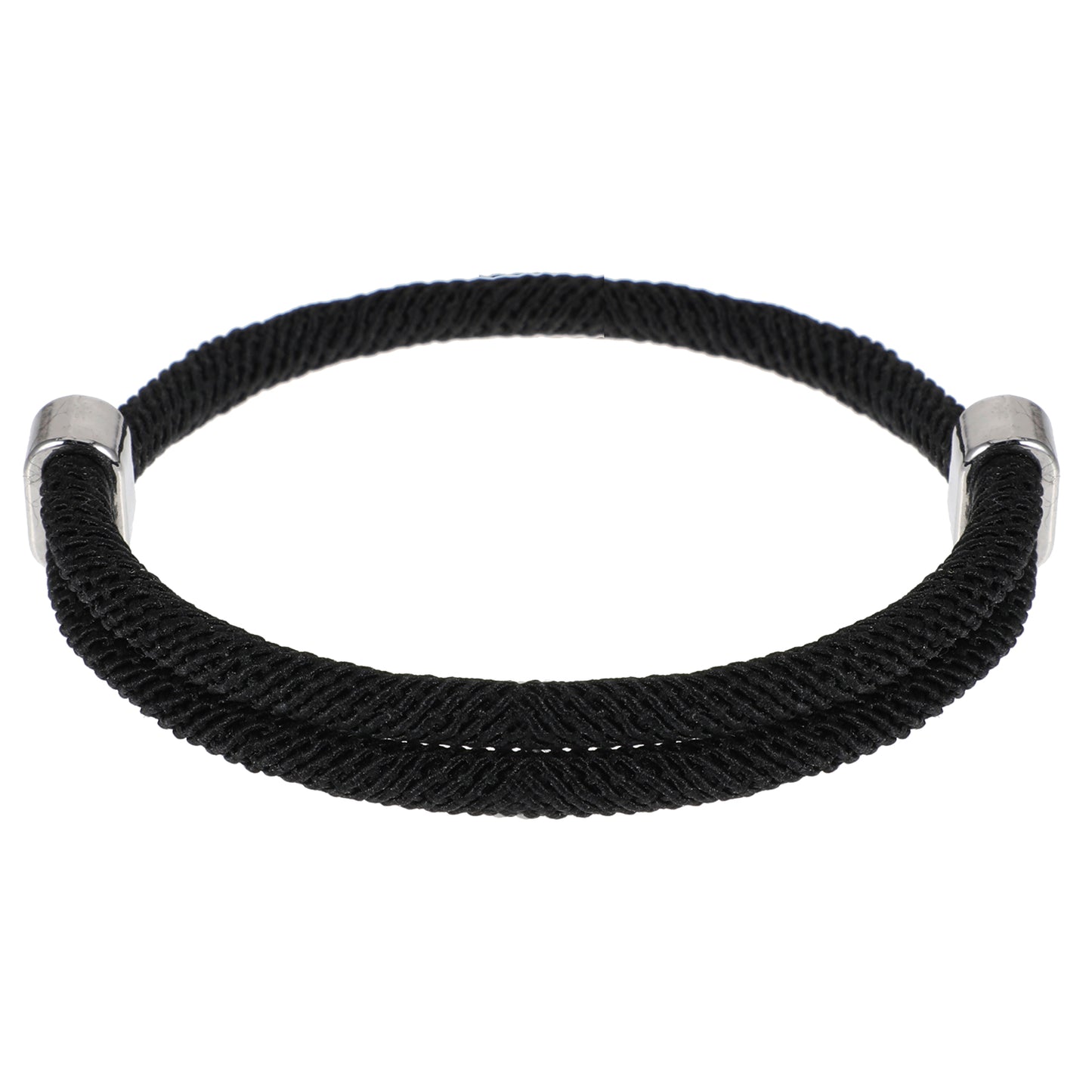 AOZUO Men's Sailing Rope Bracelet, Adjustable Bracelets, Black Nautical Braided Nylon Surfer Bracelet for Surfers Everyday Outdoor Men Women (15-30cm), Grande, Acrylonitrile Butadiene Styrene, No
