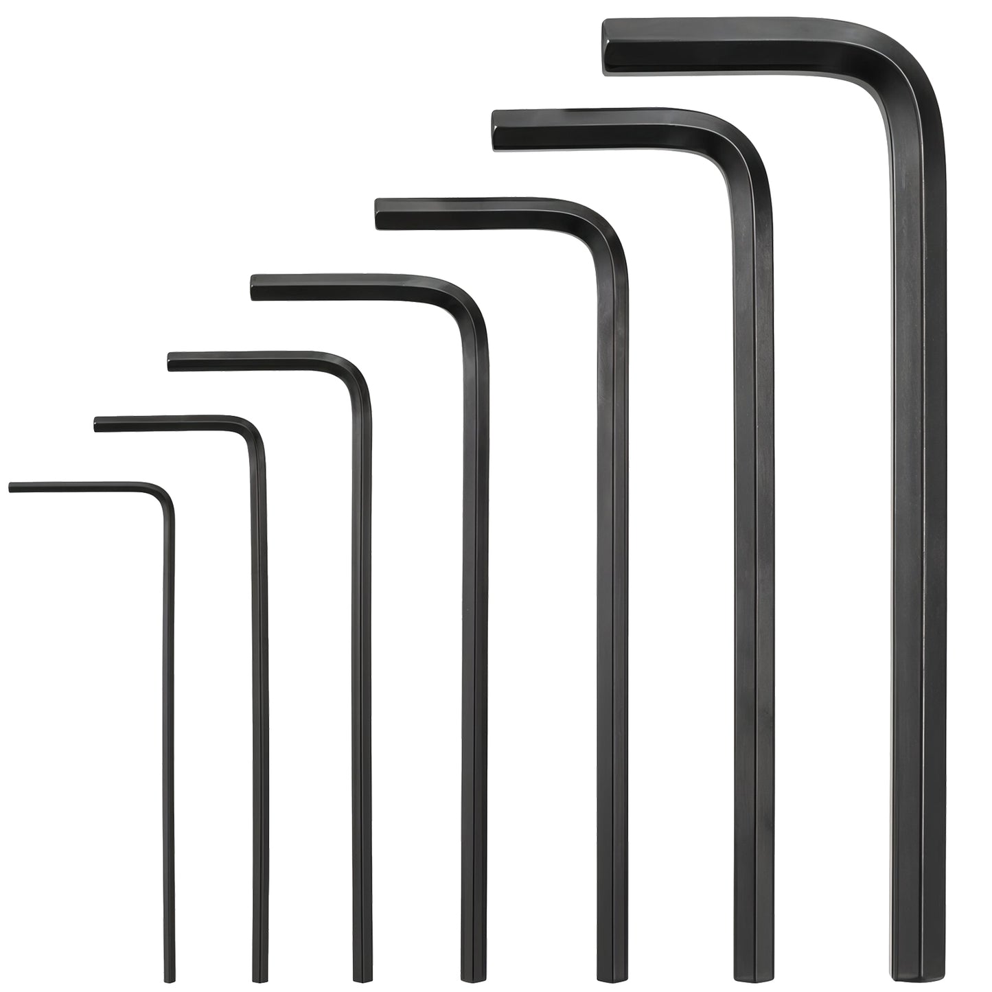 SULIKJHUI 7 Pcs Mini Hex Key Allen Wrench Set, Tiny Allen Wrench Set, High Carbon Steel with 0.7mm, 0.9mm, 1.27mm, 1.5mm, 2mm, 2.5mm, 3mm Sizes
