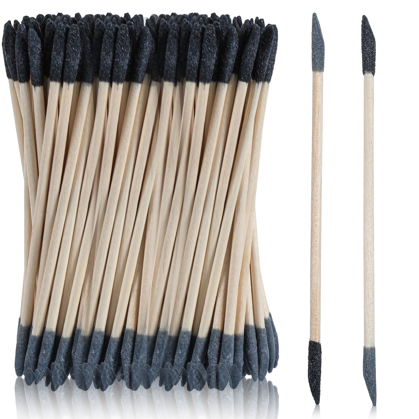 Giantree Sanding Sticks, 5.4 x 0.2 Inch Double End Matchsticks Sanding Twigs, Fine Detailing Polishing Sticks Tools for Plastic Models Tight Spaces Wood Hobby(50)