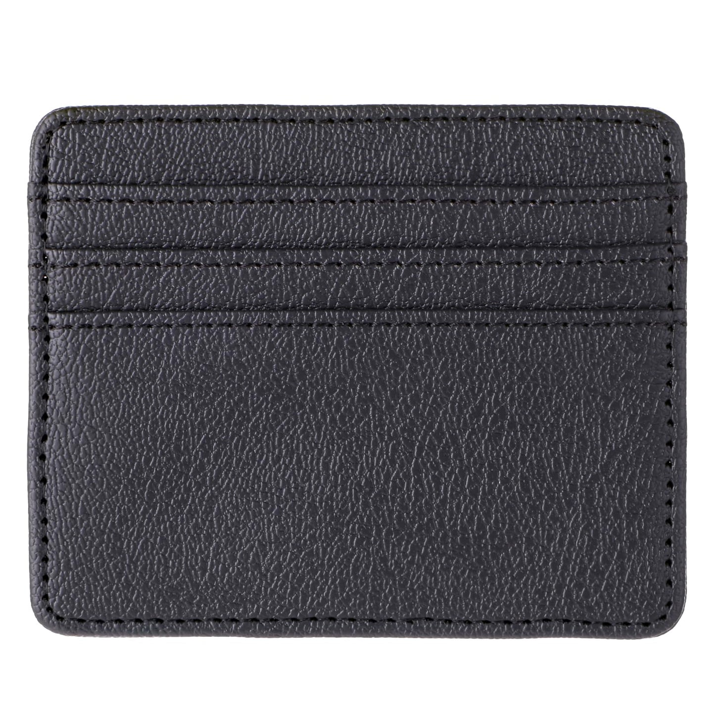 simarro RFID Credit Card Holder Wallet, PU Leather Ultra Slim Bank Card Holder Creative Portable Card Bag Minimalist Credit Card Case Card Protector ID Card Holder for Men Women(Black)