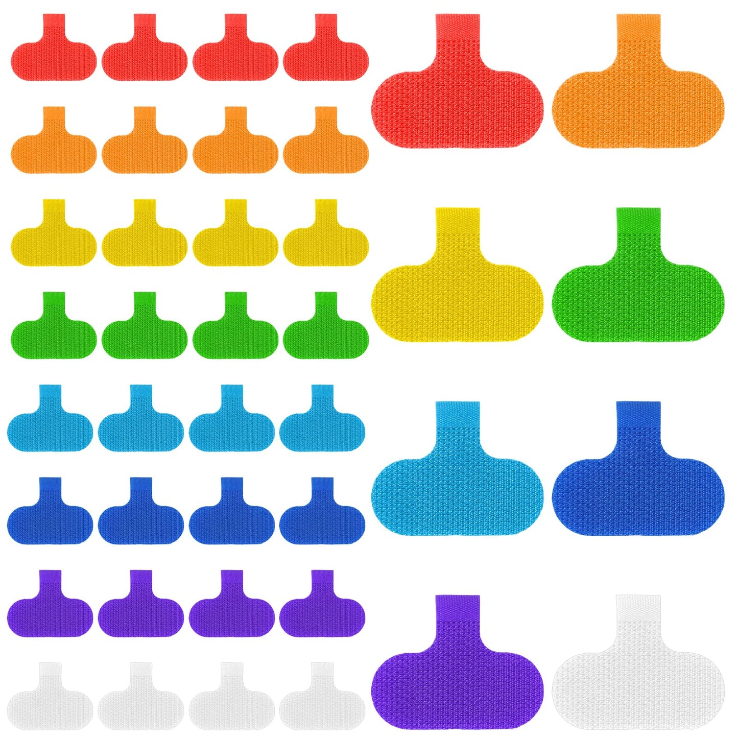 WJIAAA Cable Labels, Cable Labels, Cable Labels, Write On Cord Labels, Cable Labels, Labelling, Reusable Identification of Cables