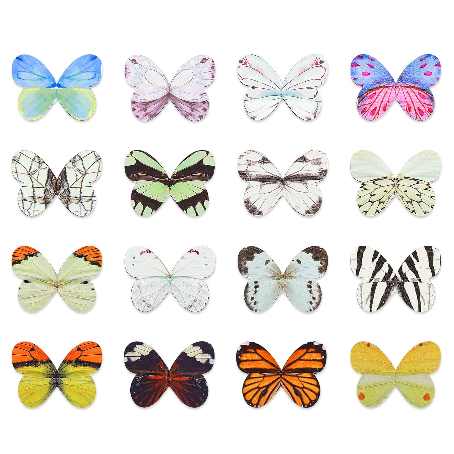 cobee Butterfly Magnetic Bookmark, 16PCS Magnetic Bookmarks Page Clip Butterfly Book Page Markers Cute Book Marks for Kids Foldable Butterfly Page Clip for Students Teachers School Office Supplies