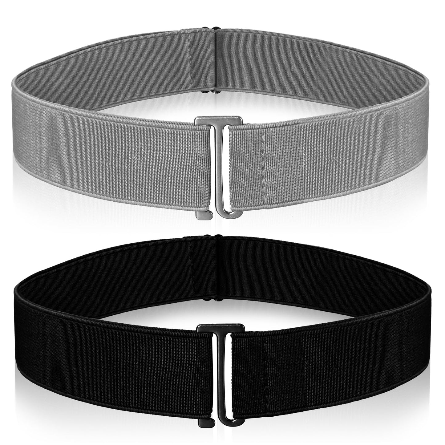 Amaxiu No Show Women Belt(Grey+Black)
